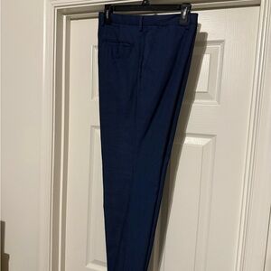 Alberto Cardinali Men's Blue Dress Pants - 32x32